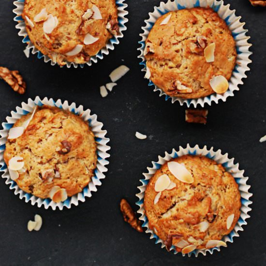 Almond-Walnut Muffins