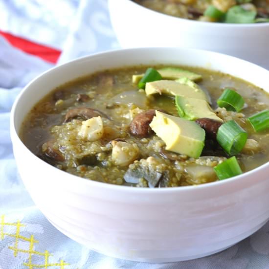 Mushroom Posole Verde
