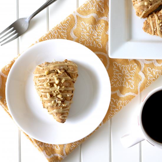 Banana Maple Walnut Scones