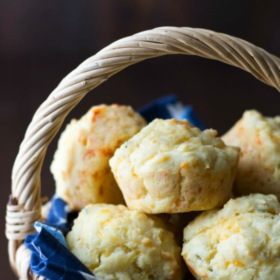 Gluten Free Cheddar Herb Muffins
