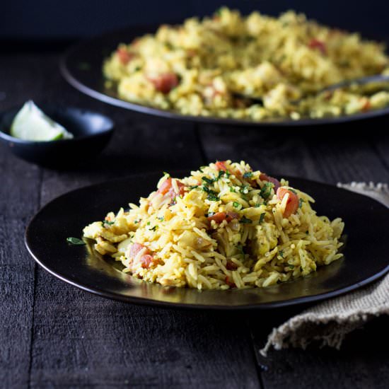 Indian Spiced Fried Rice