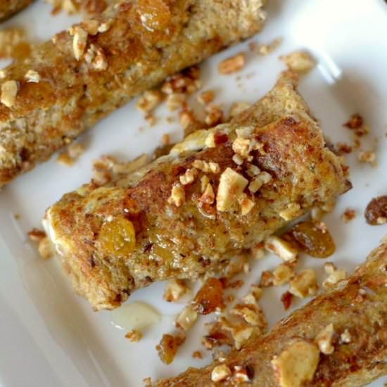 Sticky Bun French Toast Roll-ups