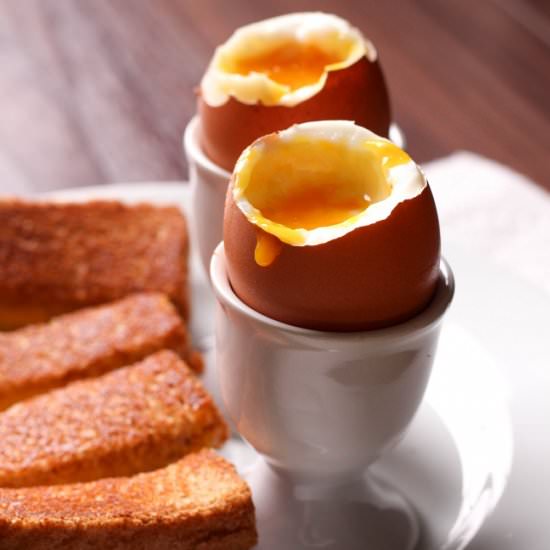 Dippy Eggs & Grilled Cheese Sticks