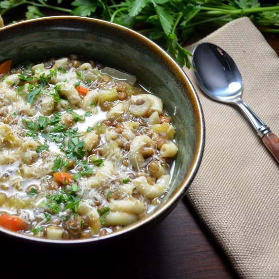Easy Pasta and Lentils Recipe
