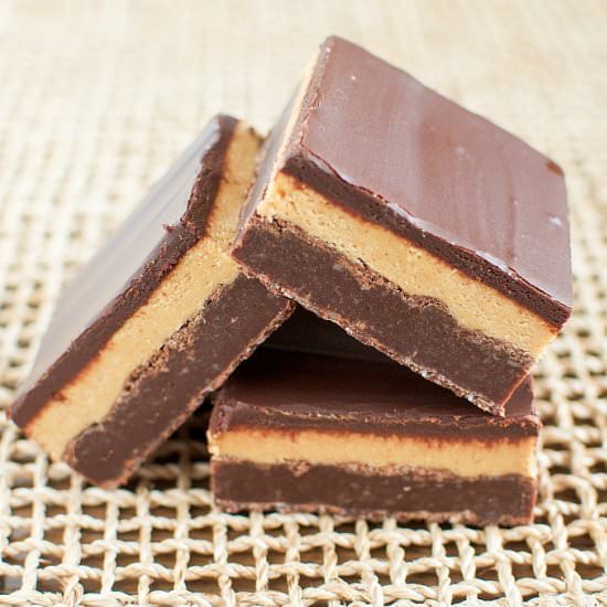 Peanut Butter Truffle Brownies