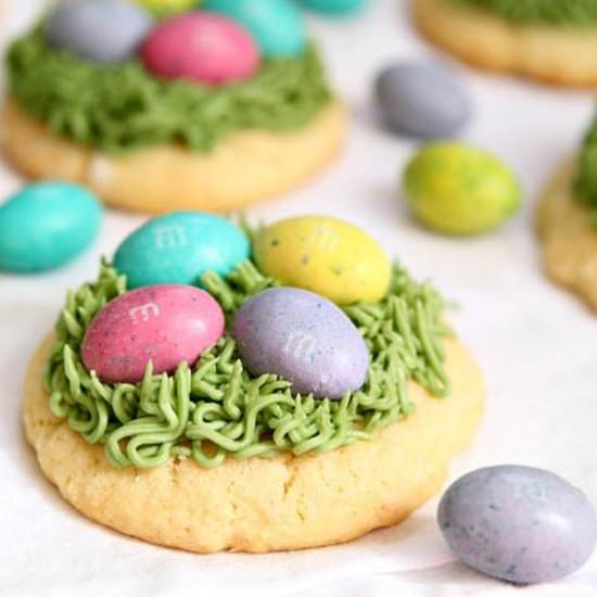 Easter Grass Sugar Cookies