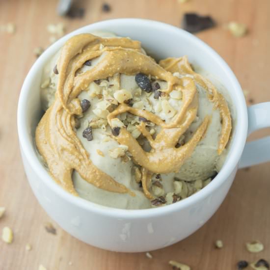 Peanut Butter Banana Nice Cream