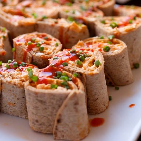 Buffalo Chicken Pinwheels