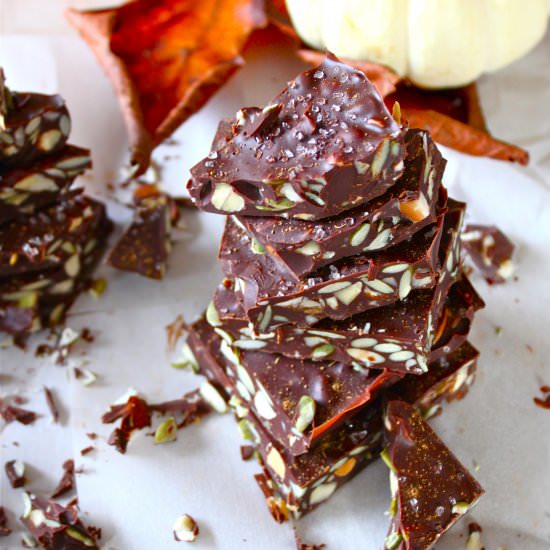Almond & Pepita Chocolate Bars