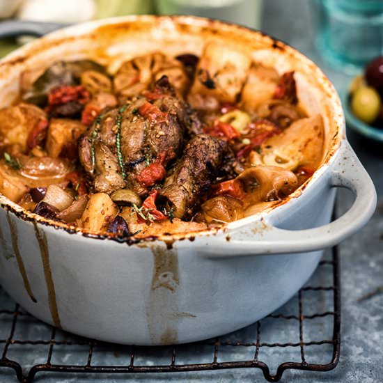 Rustic one-pot lamb stew