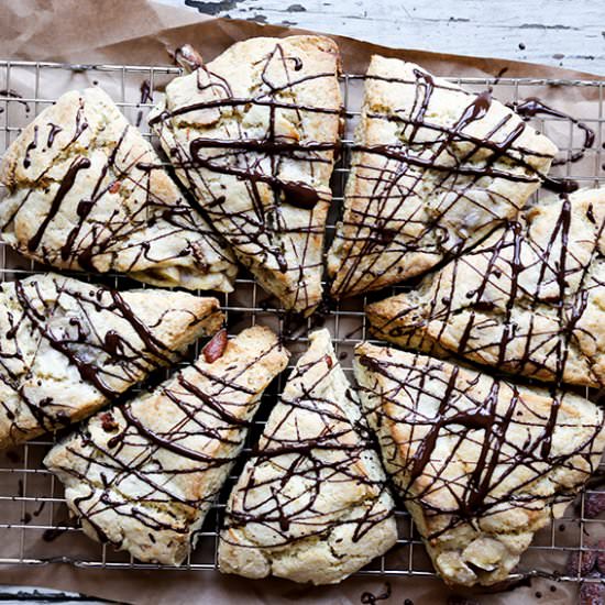 Banana and Almond Scones
