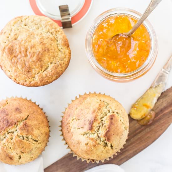 Orange Marmalade Muffins