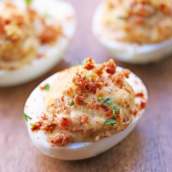Bacon Deviled Eggs