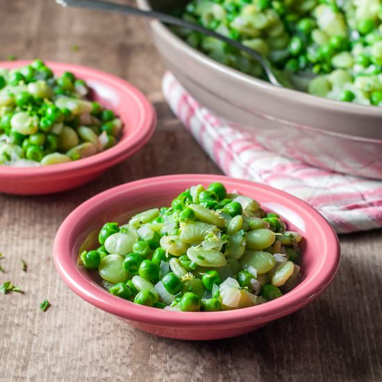 Spring Peas and Limas