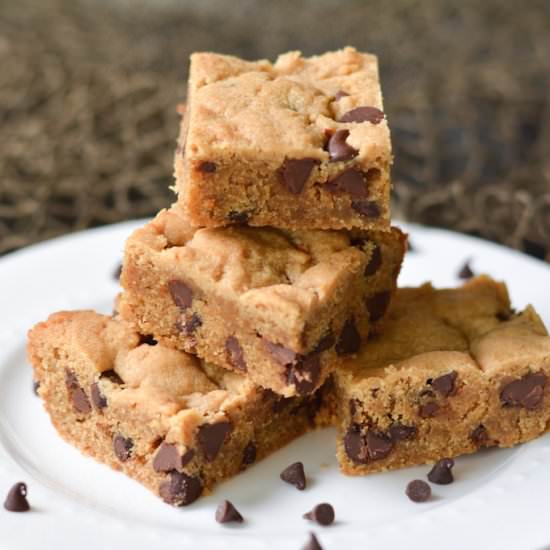 Peanut Butter Blondies