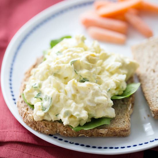 Easy Egg Salad with Jalapeños