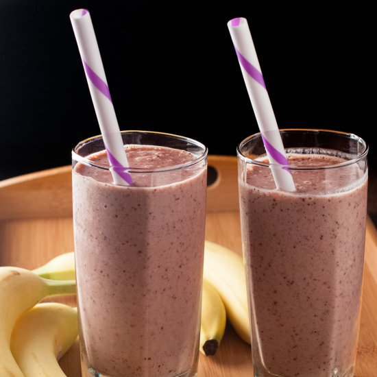 Strawberry Banana Spinach Smoothie