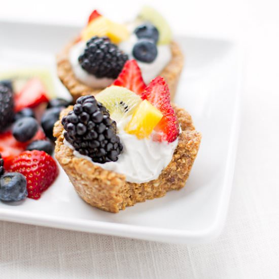 No-Bake Mini Fruit Tarts
