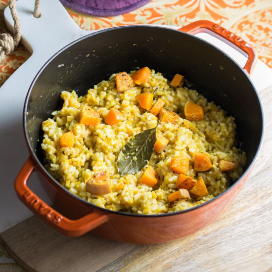 Baked Butternut Risotto