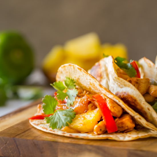 BBQ Chicken Fajitas