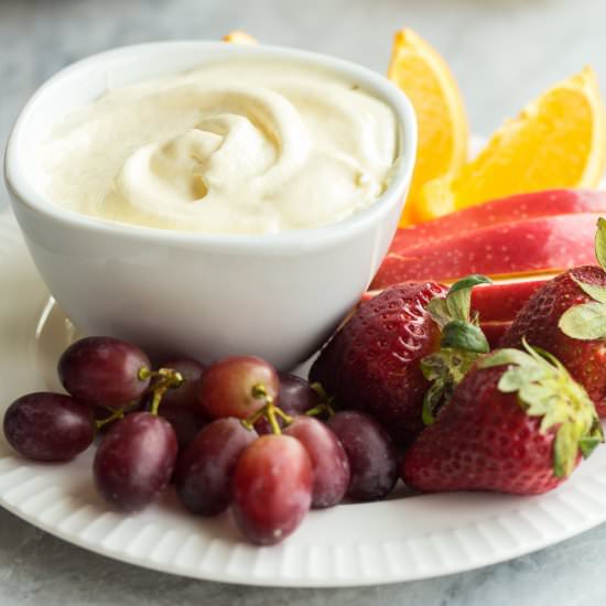 Pineapple Lemonade Fruit Dip