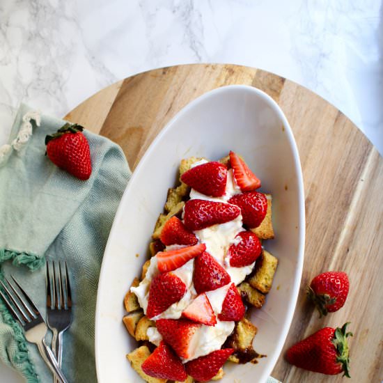 GF Strawberry Breakfast Strata