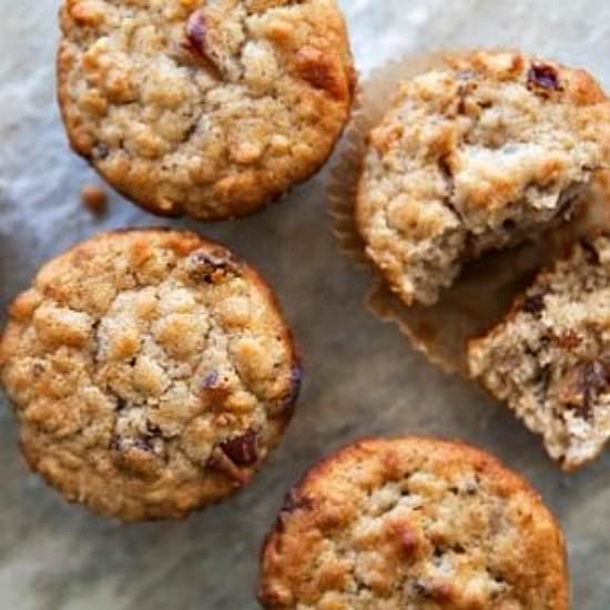 Almond Blueberry Breakfast Muffins