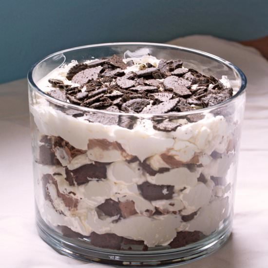 Chocolate Cream Pie Brownie Trifle