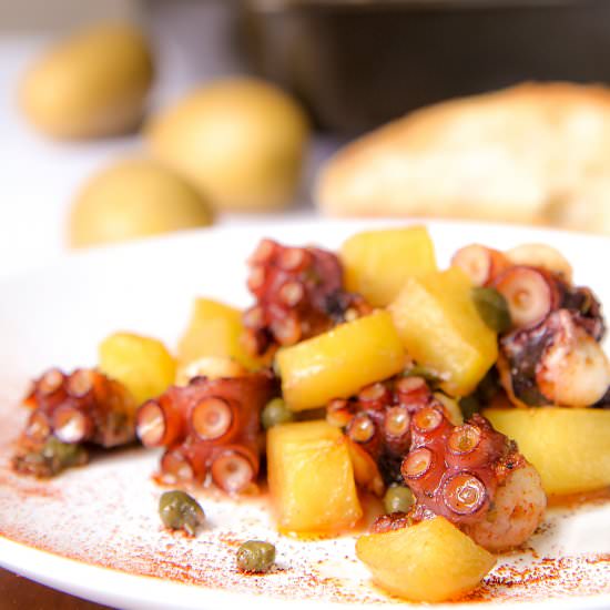 Oven Roasted Octopus