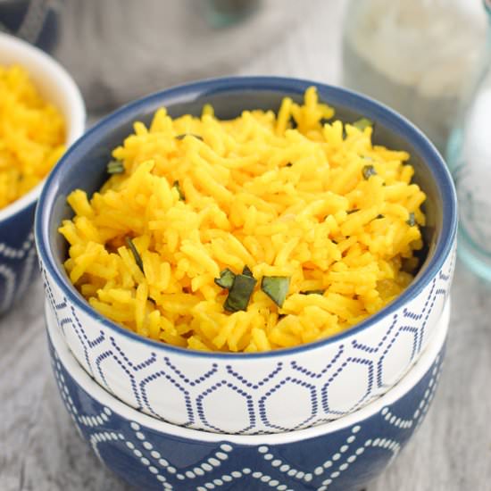 Turmeric Coconut Basmati Rice