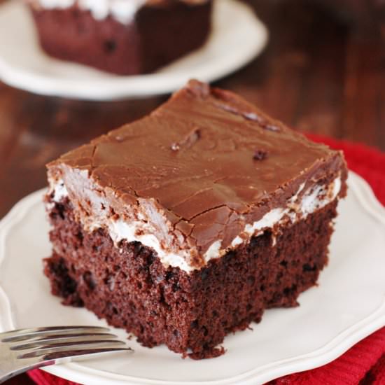 Marshmallow Chocolate Cake