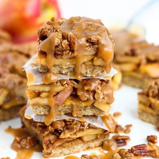 Vegan Apple Pie Bars (Gluten-Free)