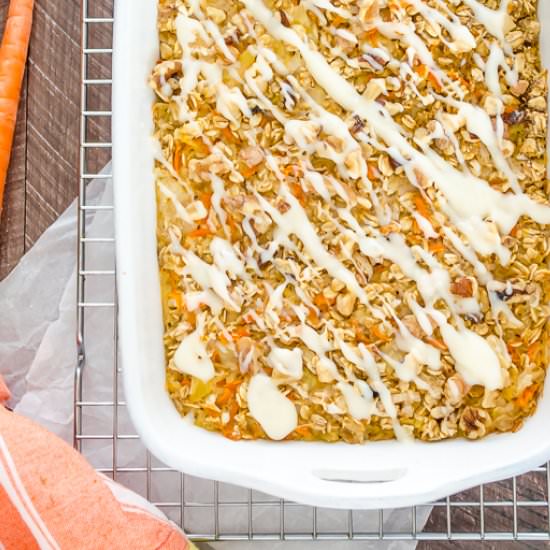 Carrot Cake Baked Oatmeal
