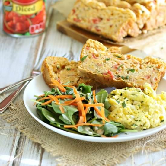 Cheesy Tomato Quick Bread