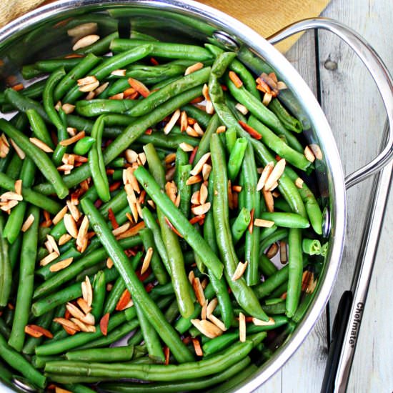 green beans almondine