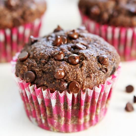Chocolate Banana Muffins