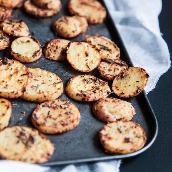 Baked Baby Potato Chips