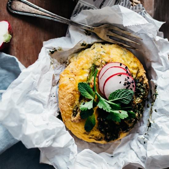 Skinny Crustless Quiche