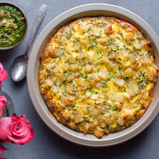 Potato Leek Frittata