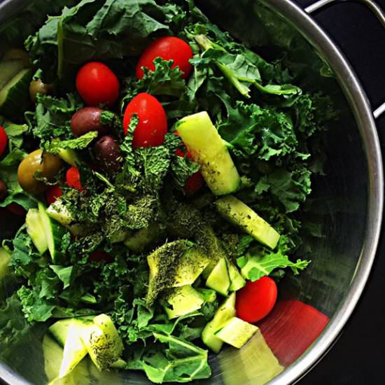 Greek Kale Salad