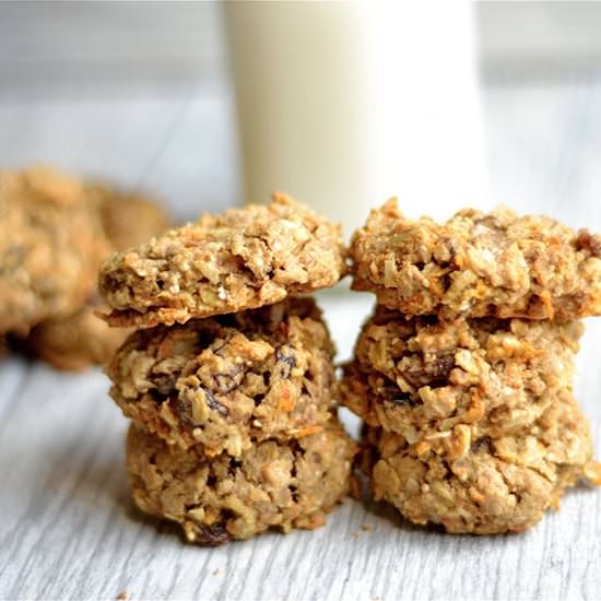 Carrot Cake Breakfast Cookies