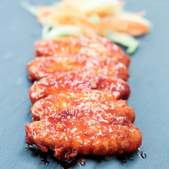 Spicy Korean Chicken Wings