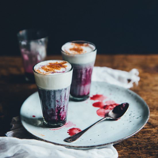 Blueberry Latte