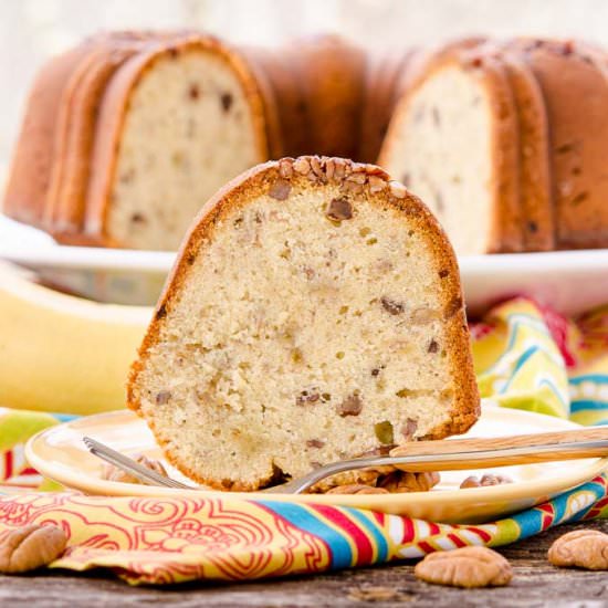 Banana Nut Pound Cake