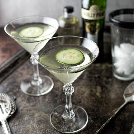 Spicy Cucumber Martini