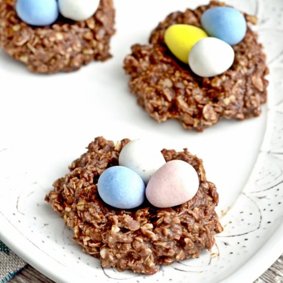 No Bake Chocolate PB Cookies