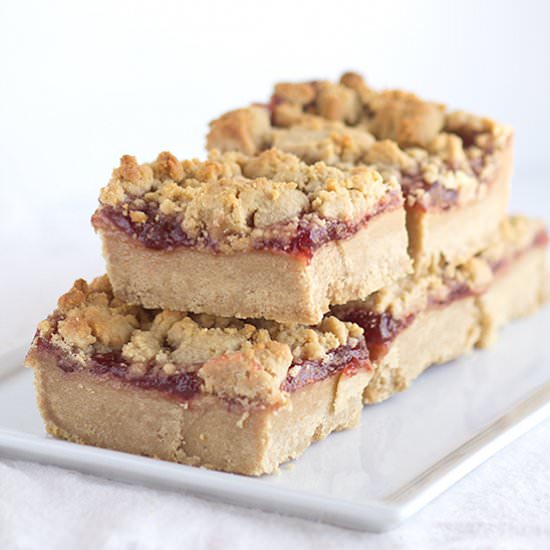 Peanut Butter Jam Bars