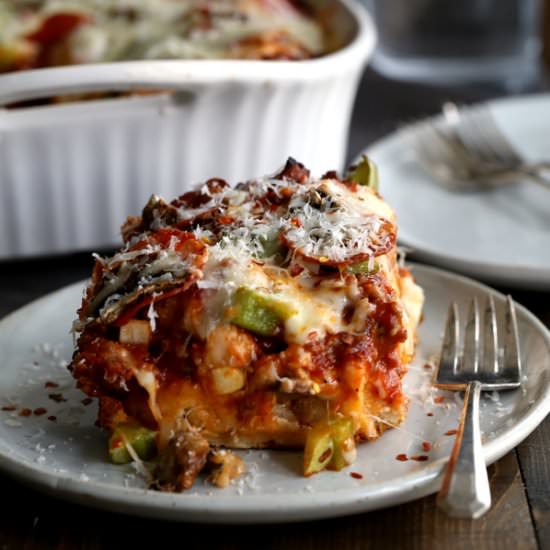 Deep Dish Bubble Pizza