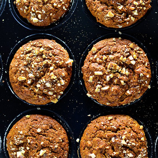 Sweet Potato & Walnut Muffins