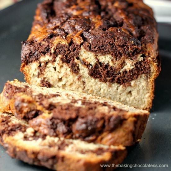 Peanut Butter Chocolate Swirl Bread